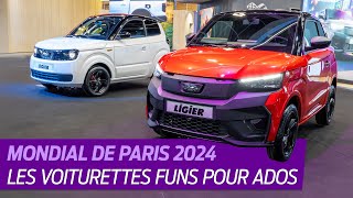 Mondial de l’Auto 2024 Les VOITURES sans permis font le SHOW [upl. by Osmond]