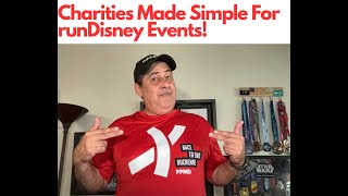 Some Basics When Deciding To Do a runDisney Race With A Charity [upl. by Yesnek]