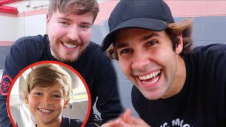 SURPRISING MY LITTLE BROTHER WITH MRBEAST [upl. by Mauralia114]