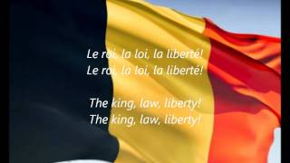 Belgian National Anthem  quotLa Brabançonnequot FRDENLEN [upl. by Anawot]