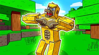 I Survived 1000 DAYS as a GOLDEN GORILLA in HARDCORE Minecraft  Golden Mobs Compilation [upl. by Satsok]