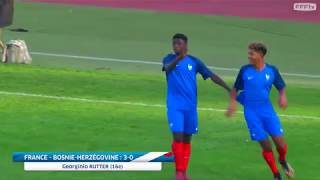 Première sélection du ptit frère avec Léquipe de France U16 et 1 but inscrite N°15 [upl. by Washington]