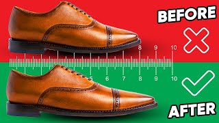 How To Stretch Leather Shoes At Home  Easy DIY Tutorial In 4 Minutes [upl. by Yenruogis770]