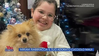 I ladri restituiscono il cane a Miriam quotRubiamo ma siamo onestiquot  La vita in diretta 01102024 [upl. by Leal745]