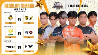 🔴LIVE  MDL PH S3  FILIPINOWeek 3 Day 2 [upl. by Tallia]