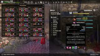 Build Update for PvP Nightblade RangedMelee  Best Scribing Skills For Day 1 [upl. by Mahda766]