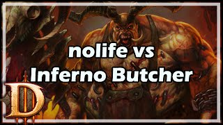 Diablo 3 nolife vs Butcher Inferno World First [upl. by Marcille]