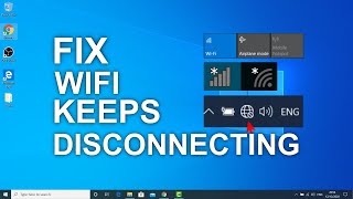 Fix WiFi Keeps Disconnecting On Windows 10 [upl. by Anaigroeg]