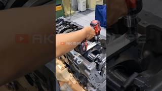 install main cap engine Caterpillar engine dieselengine [upl. by Adnuhser]