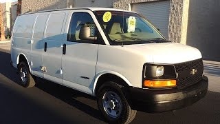 2003 Chevy Express 3500 60L Powerhouse Cargo Van LOW MILES  BIG SELECTION CARGO VANS [upl. by Napas]