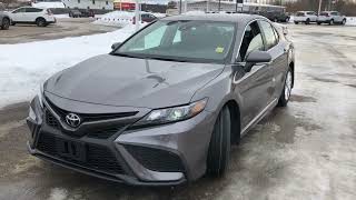 Gray 2023 Toyota Camry CAMRY SE Review Brockville ON  1000 Islands Toyota [upl. by Aneeb255]