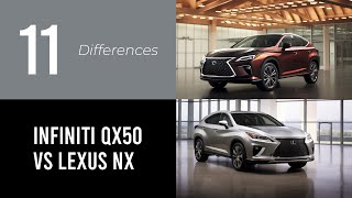 Infiniti QX50 vs Lexus NX [upl. by Enyrat]