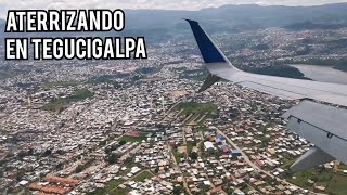 Aterrizaje en Tegucigalpa Honduras 🇭🇳  Aeropuerto Toncontin TGU [upl. by Noskcire291]