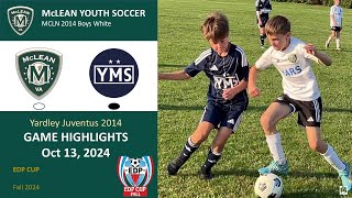 2024 EDP Cup U11 2014 boy McLean White vs Yardley [upl. by Terb]