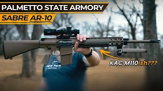 PSA Sabre AR10 Review The KAC M110 We Have At Home [upl. by Marjorie621]