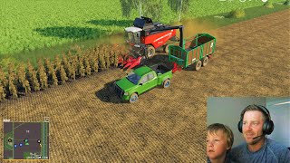 Farming simulator 19  Part 3 Its time to harvest on the farm  Tractor game [upl. by Sonja]