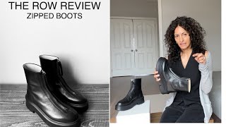 REVIEW  The Row Zipped boot review Fitsizing price how to style [upl. by Alejna28]