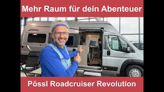 Das größte PösslModell mit maximalem Platz  Roadcruiser Revolution  Der König der Kastenwagen [upl. by Laira]