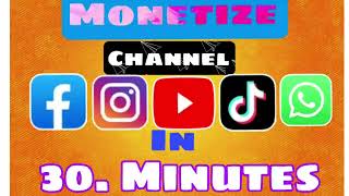 Monetize Twitter Snapchat Facebook Whatsapp TikTok [upl. by Woodley392]