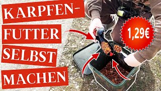 Karpfenfutter Selber Machen für unter 2€  Günstiges Futter Für Dicke Karpfen [upl. by Andriette]