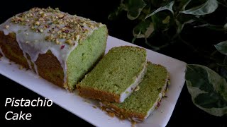 Pista Cake  Pistachio Cake  Pista Tea Cake  Rianza Bakes [upl. by Mccutcheon]