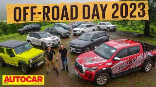 OffRoad Day 2023 ft Jimny XUV700 Hilux Grand Vitara Tucson and more  Autocar India [upl. by Gona]