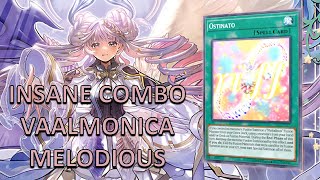 INSANE COMBO  Vaalmonica Melodious  Post Infinite Forbiden  YuGiOh TCG [upl. by Nahtaj]