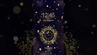 Happy Holidays Time galaxytheme newyear holidayseason holidays samsung christmas countdown [upl. by Adnawt]