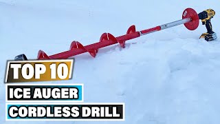 Top 10 Best Cordless Drill For Ice Auger On Amazon [upl. by Annoet231]