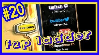 Hearthstone F2P ladder climb on EU 20 Fatigue war [upl. by Jaquenette4]