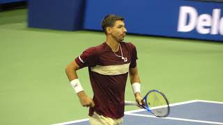 Alexei Popyrin upsets the GOAT Novak Djokovic at US Open [upl. by Yenalem]