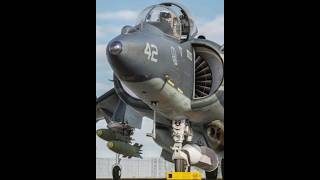 US Harrier II Monstrous Pivoting Engine Nozzles  ytshorts shorts yt HarrierII exhaustnozzle [upl. by Aelahc364]