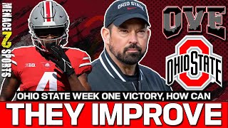 OVE Ohio State Footballs Week One Performance and What Needs to Improve [upl. by Noned]