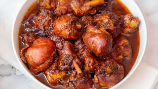 Trinidad Stew Chicken  Brown Stew Chicken [upl. by Ecirted]