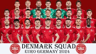 DENMARK SQUAD UPDATE 2024  EURO GERMANY 2024 QUALIFYING  INTERNATIONAL FRIENDLIES MARCH 2024 [upl. by Francisco]