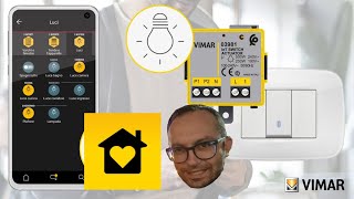 VIMAR IOT 03981 Attuatore relè per Comando lampada Bluetooth e Zigbee per App Vimar Vier Wireless [upl. by Johiah371]