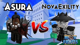 NovaExility vs SilentAsura  Blox Fruits PVP [upl. by Gris747]