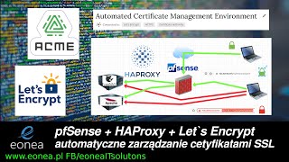 pfSense  HA Proxy  Lets Encrypt [upl. by Bonita471]