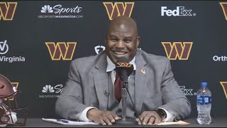 WATCH New Commanders Offensive Coordinator Eric Bieniemy press conference [upl. by Letti]