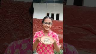 😊আজ বানালাম terracotta jewellery clay art pottery shorts viral minivlog [upl. by Allekim]