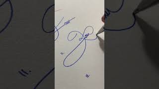 How to sign the letter K❤️ [upl. by Ferretti]