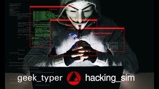 Geektyper com tutorial Hacking Stimulator [upl. by Trever]