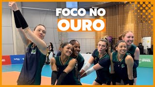 Vôlei feminino refuta pressão e foca no ouro em Paris [upl. by Ecirahc]