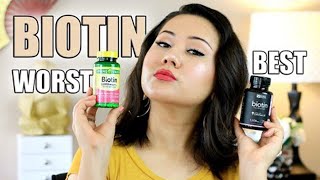 BEST AND WORST BIOTIN SUPPLEMENTS  BENEFITS AND SIDE AFFECTS  Sports Research vs Spring Valley [upl. by Kaufmann]