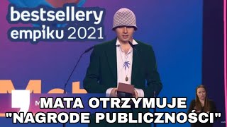 MATA wygrywa quotNAGRODE PUBLICZNOŚĆIquot BESTSELLERY EMPIKU 2021 [upl. by Anitnegra]