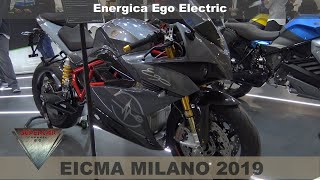 2020 Energica Ego Electric MotorCycle Walkaround Fiera Milano Rho [upl. by Ynnob479]