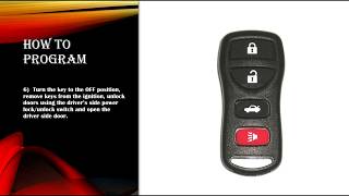 How to Program amp Change Battery of KBRASTU15 4 Button Keyless Entry Remote [upl. by Banky]