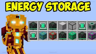 Minecraft Mekanism 121 Energy Storage Full Guide ALL types EASY 2024 [upl. by Arrac]