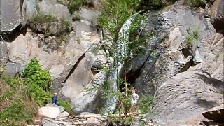 New Mexico Battleship Rock Waterfall [upl. by Ardnama]