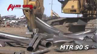 AlliedGator MTR 90 S Mobile Shear  Scrap Processing [upl. by Bagger]